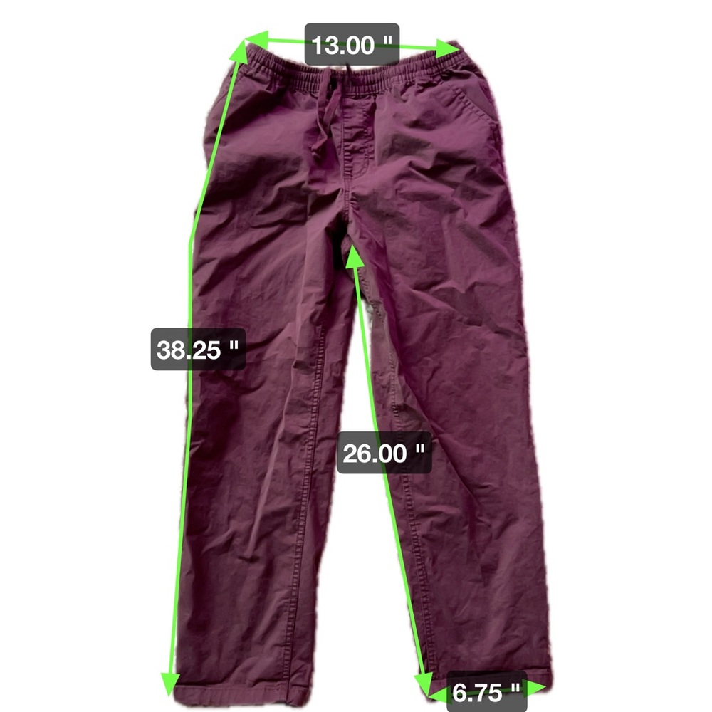 VANS Range Relaxed Elastic Pants, DAD BURGUNDY  SIZE SMALL